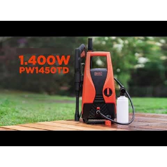 Máy phun xịt áp lực 1400W PW1450TD-B1 Black+Decker