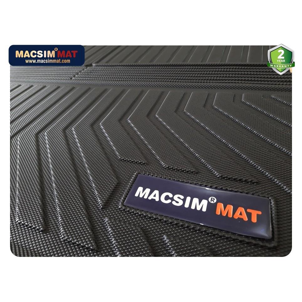 Thảm lót cốp xe ô tô BMW X7 2019+ nhãn hiệu Macsim chất liệu TPV cao cấp màu đen
