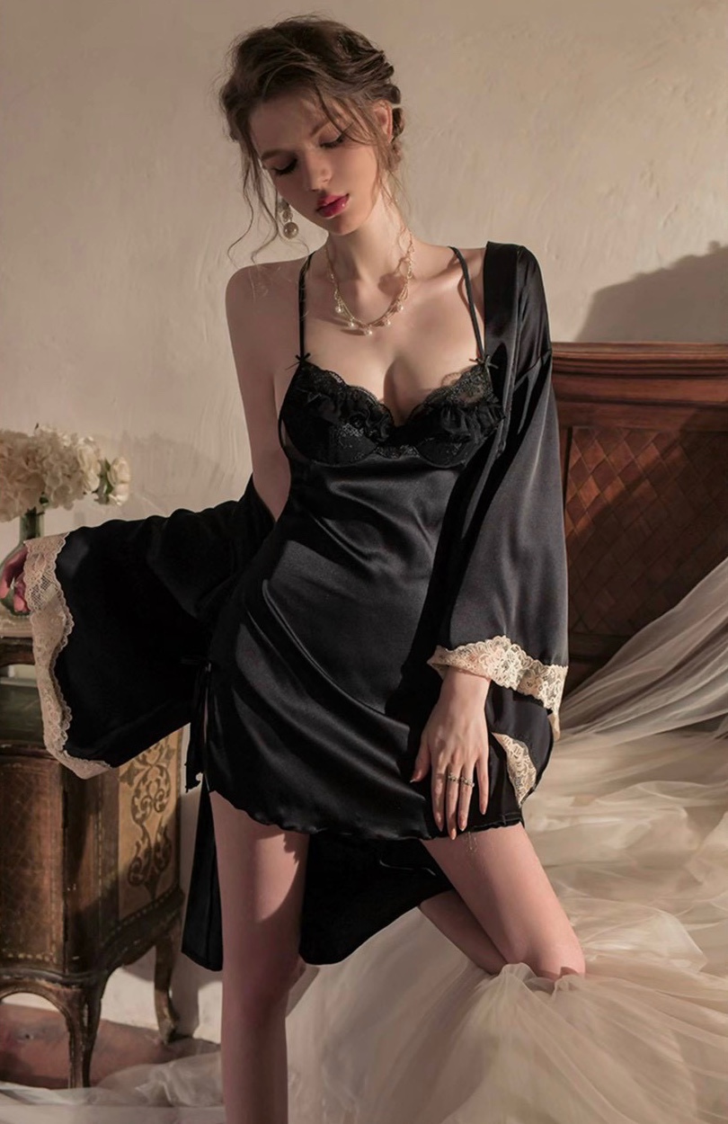 Đầm Ngủ Lụa Quyến Rủ (Không kèm áo choàng) - B.Lingerie