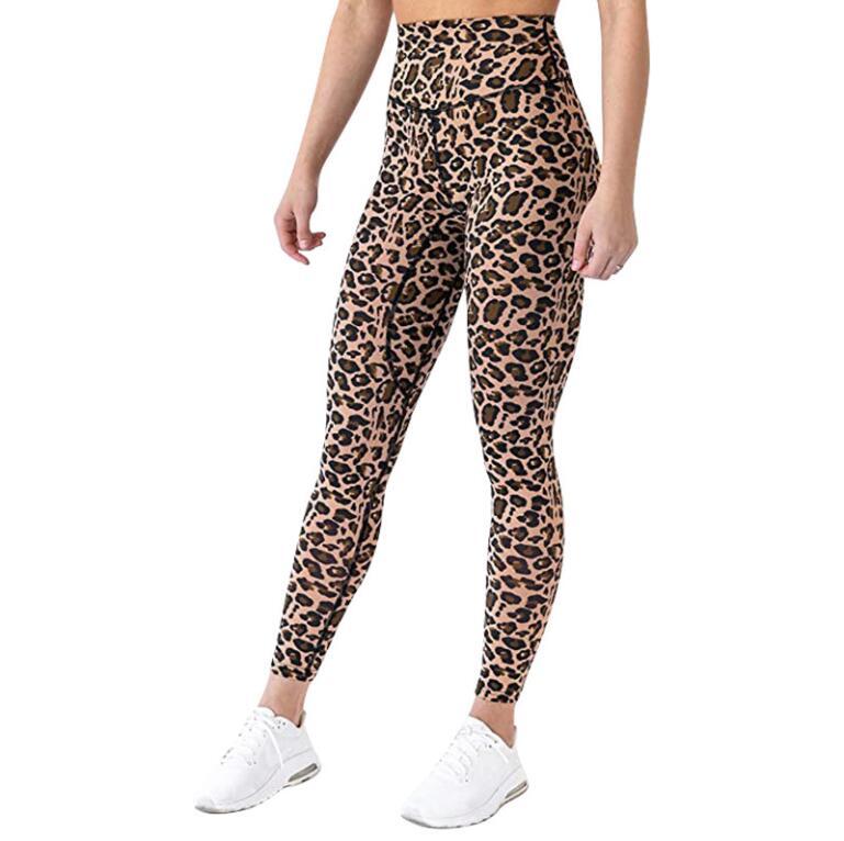 Hàng mới 2020 Chất Lượng Cao Quần Tập Yoga Nữ Cao Cấp Da Báo Tập Yoga Legging Đồ Thể Thao Tập Gym Quần Ôm Sát Thể Thao Quần Dài