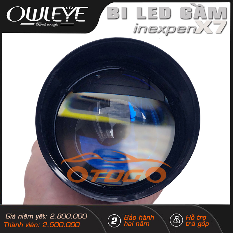 Bi Led Gầm Owleye INEXPEN X7, Nhiệt Màu 4800K