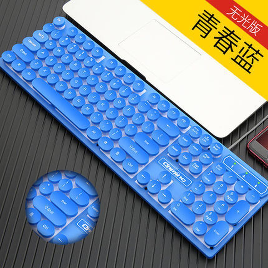 Đảm bảo chất lượng người thao túng cảm giác có dây bàn phím có đèn nền usb punk pie hơi nước bàn phím tròn retro CHÚC Amazon