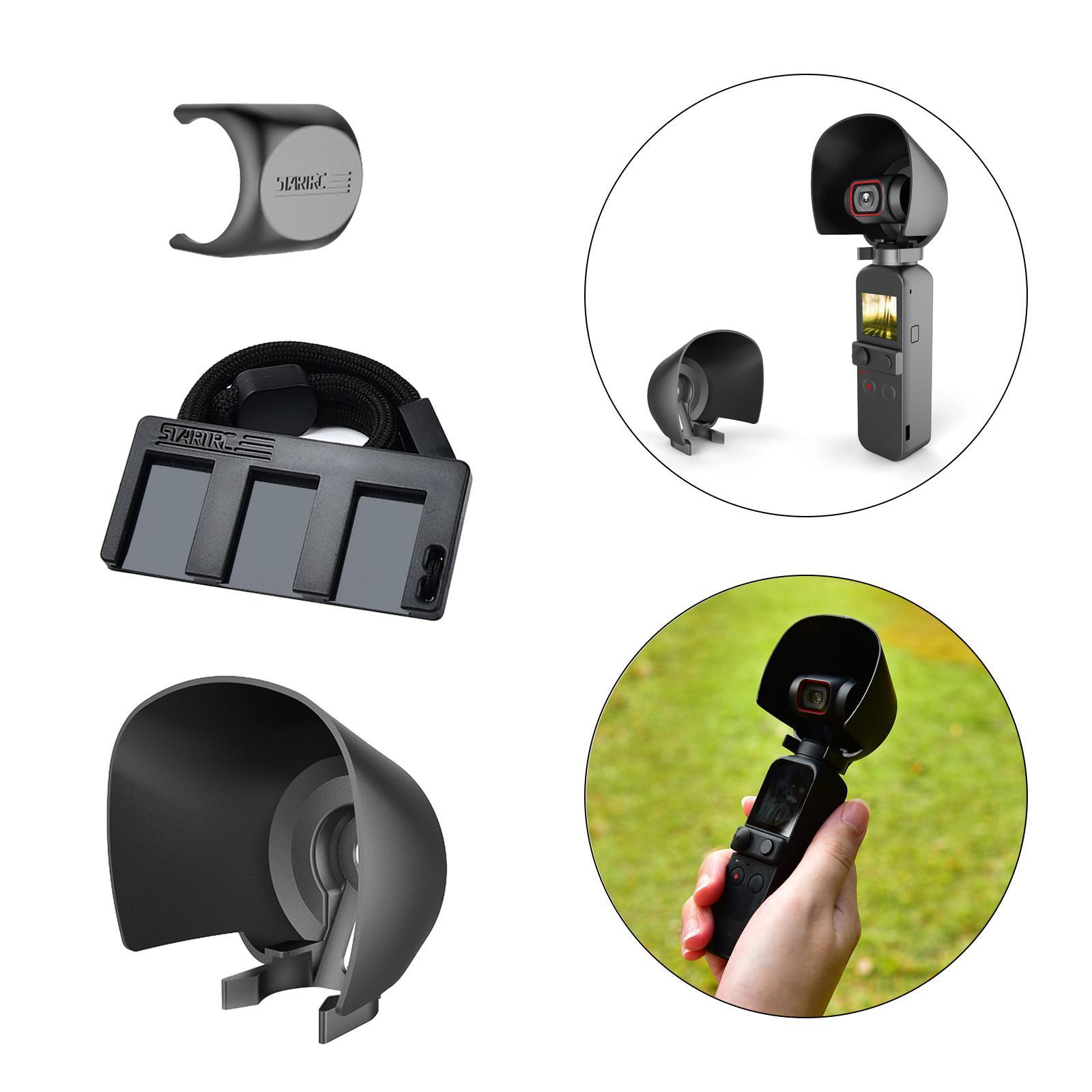 ABS Lens Protective Cover Sun Hood Storage Box Camera Accessories