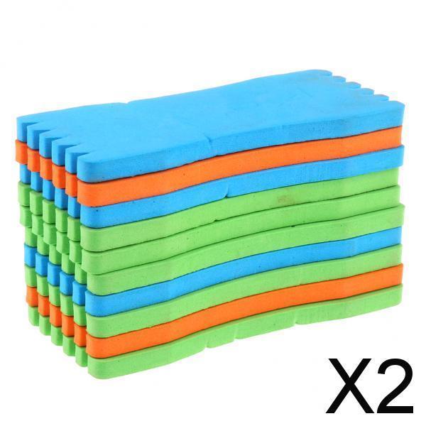 2xFoam Fishing Line Board Fishing Winding Board Wrapped Wire Spool Board 5x12