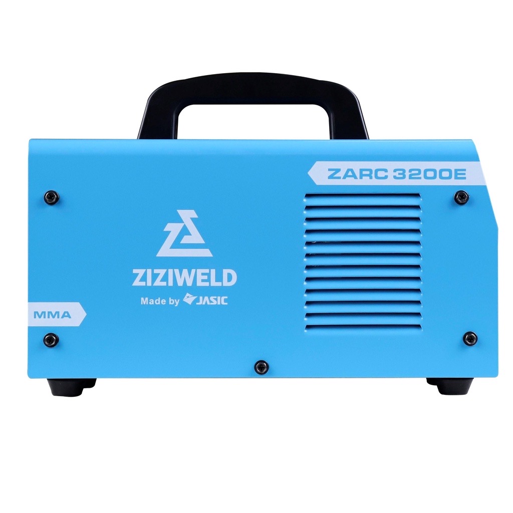 Máy hàn điện tử Jasic Ziziweld ZARC 3200E, hàn que 3.2mm liên tục, phụ kiện kìm hàn dây hàn và kẹp mas