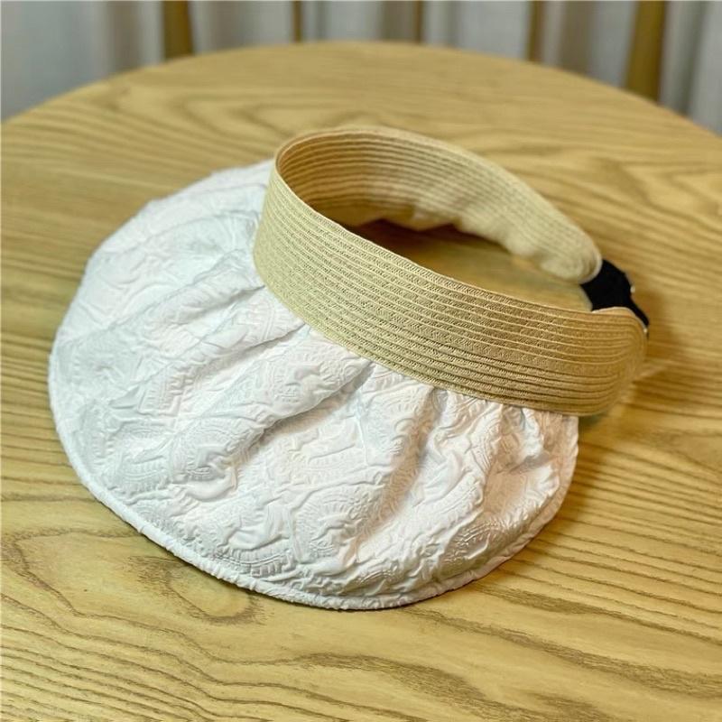 Mũ nửa đầu rộng vành chống nắng, mũ đi biển thời trang, mũ cói nón che nắng đẹp, mũ tai bèo