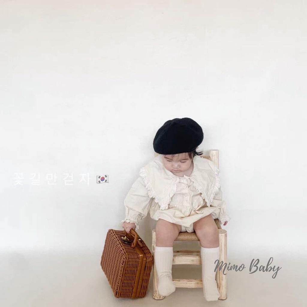 Mũ nồi len basic Style hàn quốc đáng yêu cho bé (6m-3y) Mimo baby MN79
