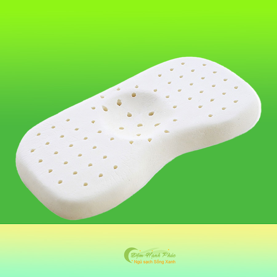 Gối cao su trẻ sơ sinh Liên Á Contour 17x35x3cm