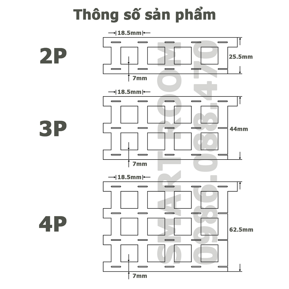 Kẽm hàn cell pin mạ Niken 2P 3P 4P kẽm đôi ba bốn hàng