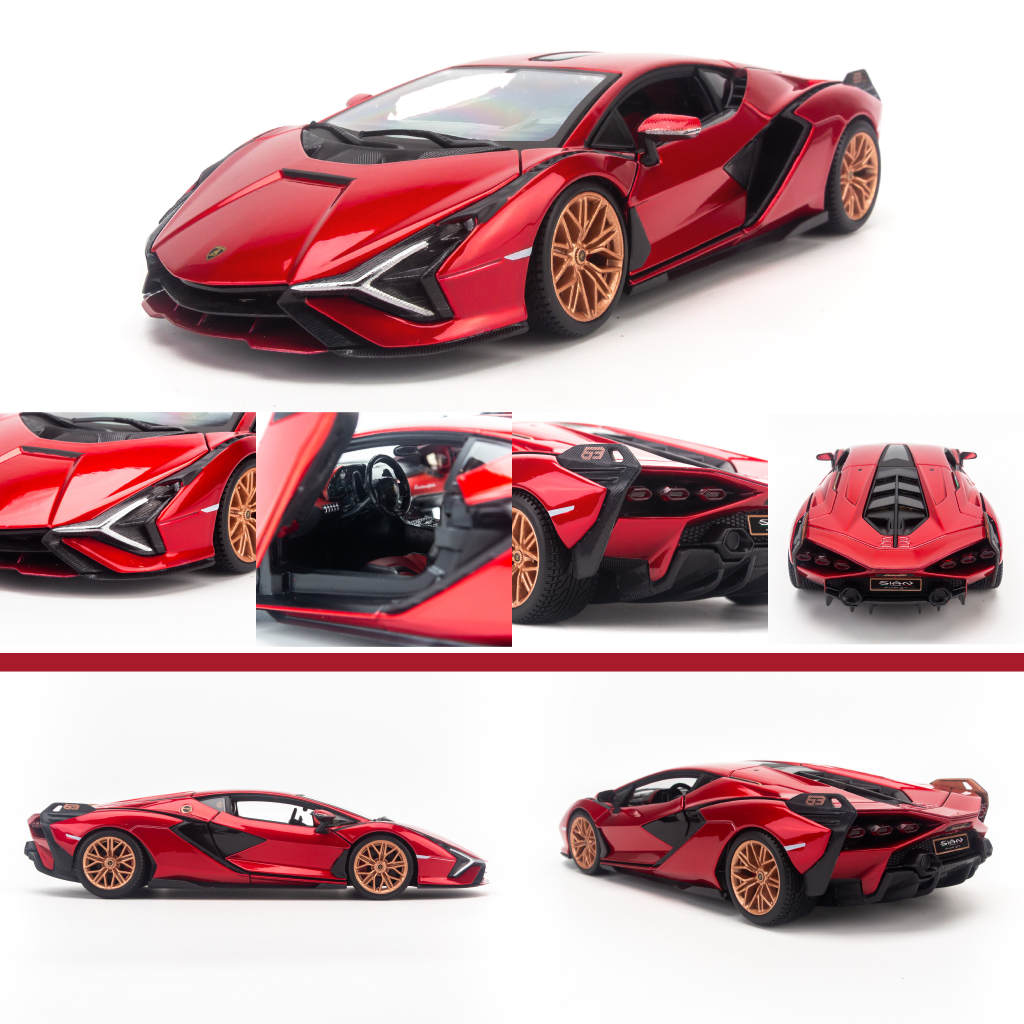 Mô hình xe Lamborghini Sián FKP 37 1:24 BBurago 18-21099