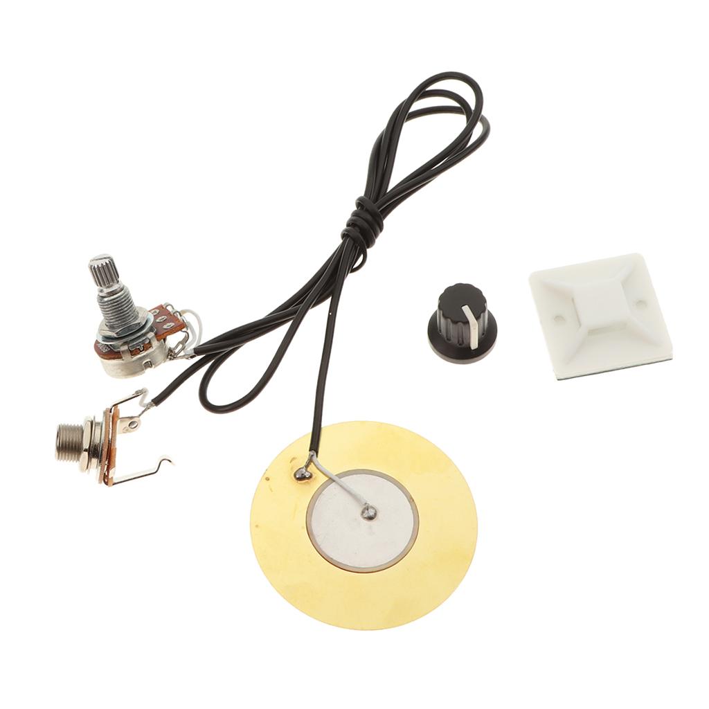 Sunnimix Prewired Pickup Piezo Chuyển Mạch Khuếch Đại Dùng Cho Đàn Guitar