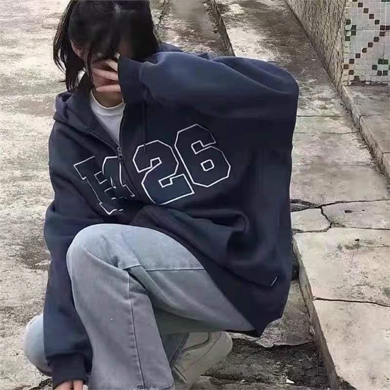 Áo Polo khoá 4.2.6 cổ bẻ phong cách Ulzzang Hàn Quốc Áo thun dài tay phong cách cá tính CoolZ C009