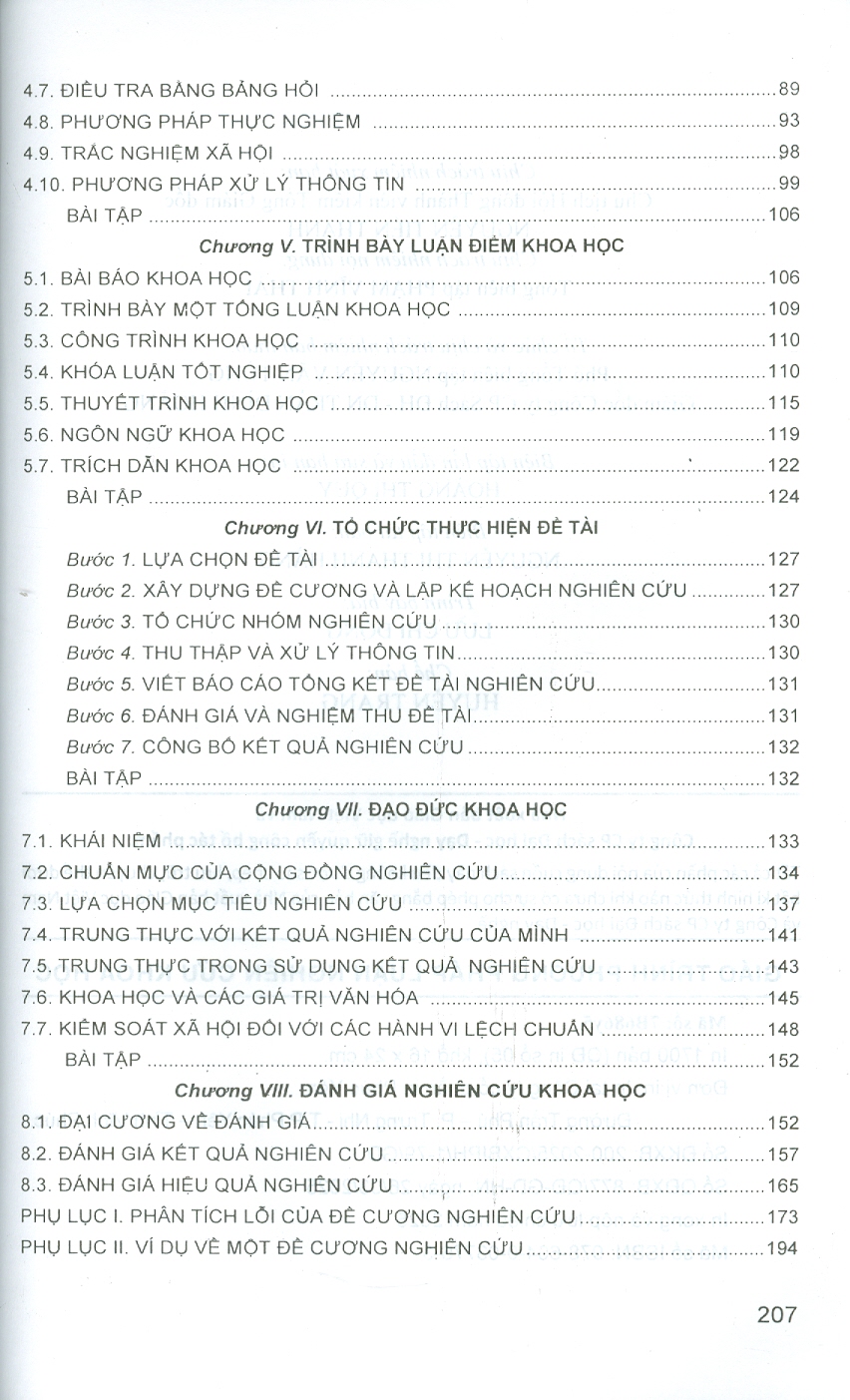 Giáo Trình Phương Pháp Luận Nghiên Cứu Khoa Học (Tái bản) - ảnh 9