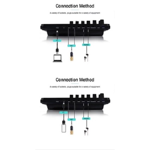 Bộ Phòng Thu điều chỉnh âm thanh chuyên nghiệp hỗ trợ LiveStream Karaoke AUDIO DYNAMIC Soundcard