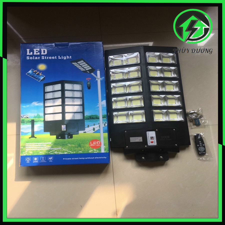 Đèn Năng Lượng Mặt Trời 500w Liền Thể, 800 Chip Led, Sáng Liên Tục. Đủ Công Suất