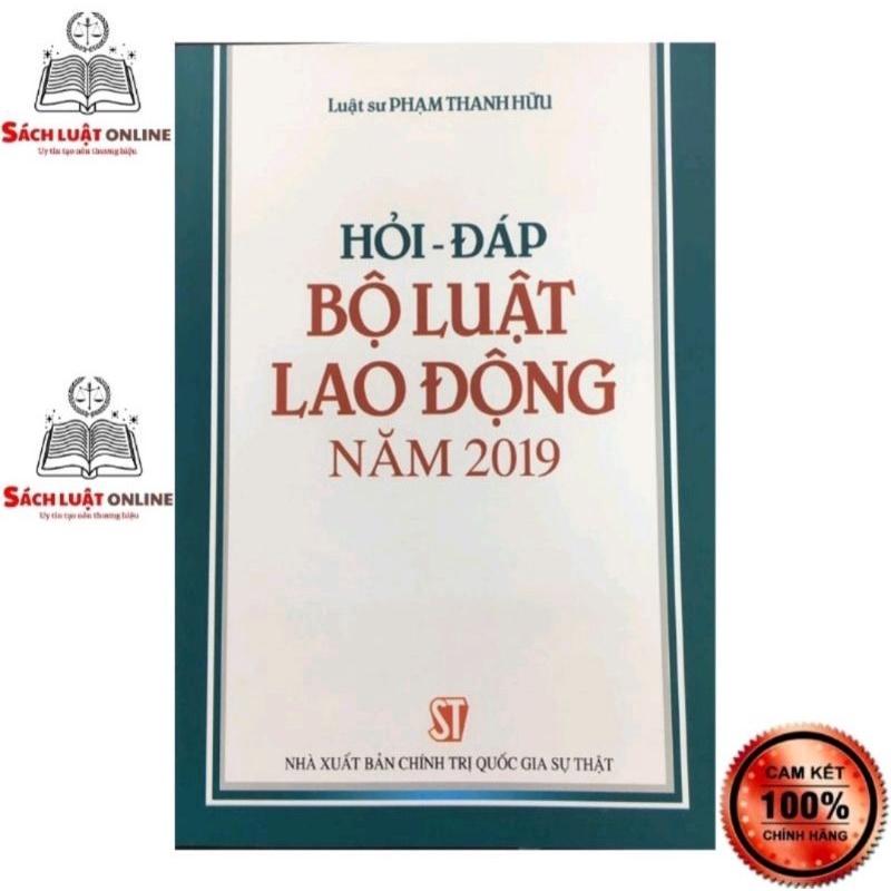 Sách - Combo 2 cuốn Bộ luật Lao động (hiện hành) + Hỏi - đáp Bộ luật Lao động năm 2019