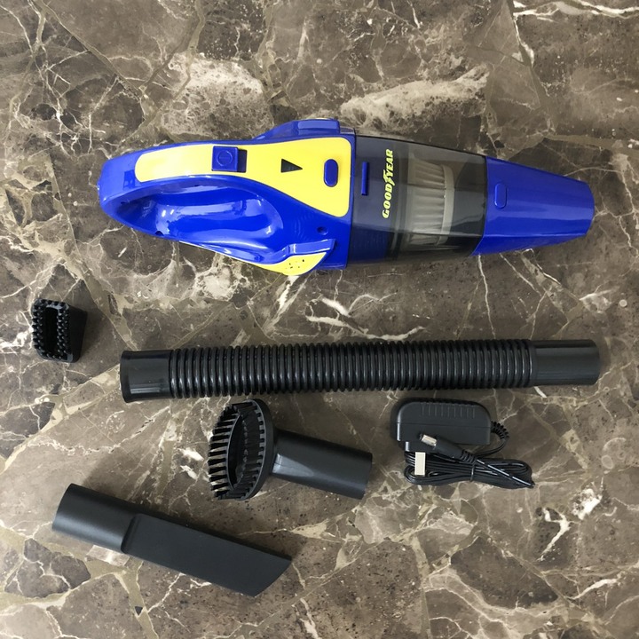 Máy hút bụi cầm tay không dây khô và ướt Goodyear GY-2897 lực hút 4000 - Hàng Nhập Khẩu