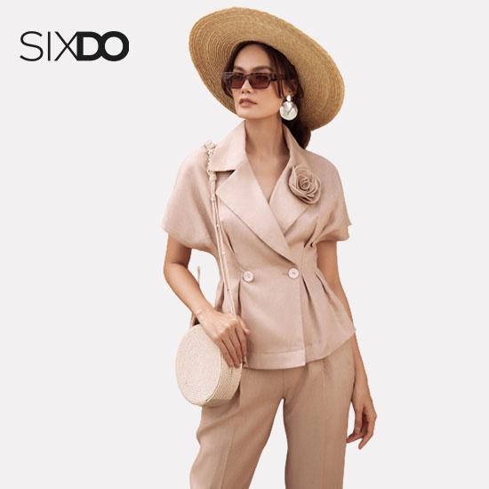 Quần âu nữ linen xắn gấu SIXDO