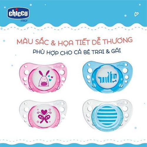 Bộ hai ty ngậm Chicco Physio Air 0 - 6M+