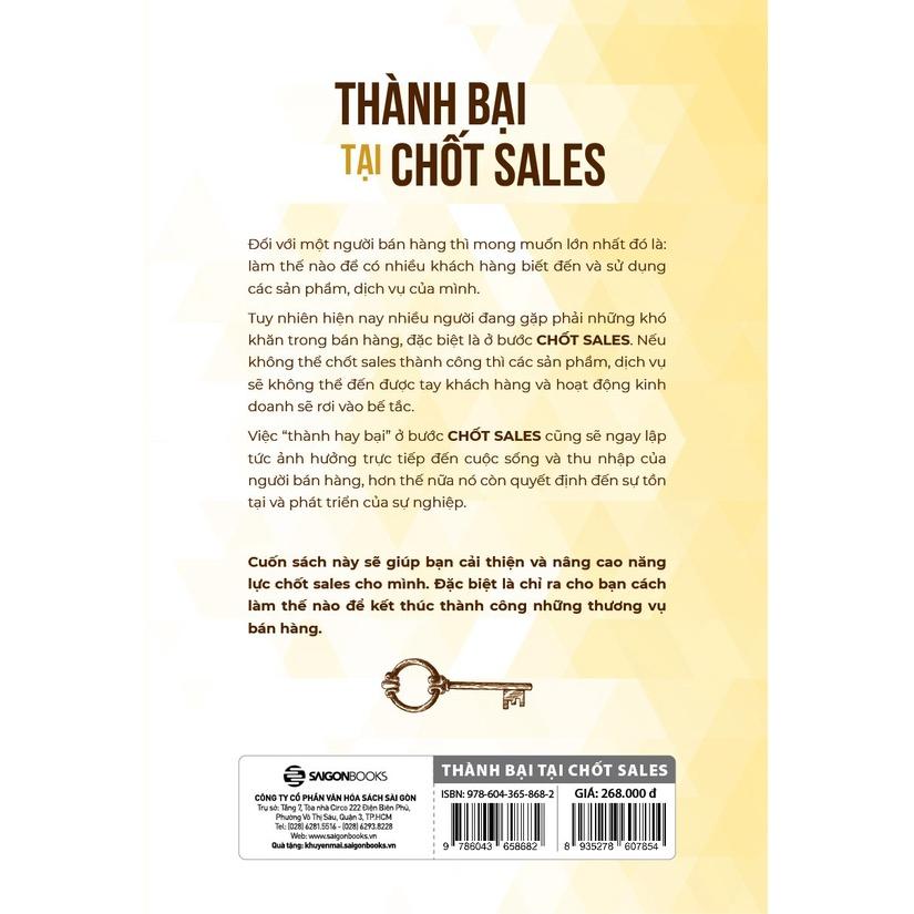 Thành bại tại chốt sales - Bản Quyền