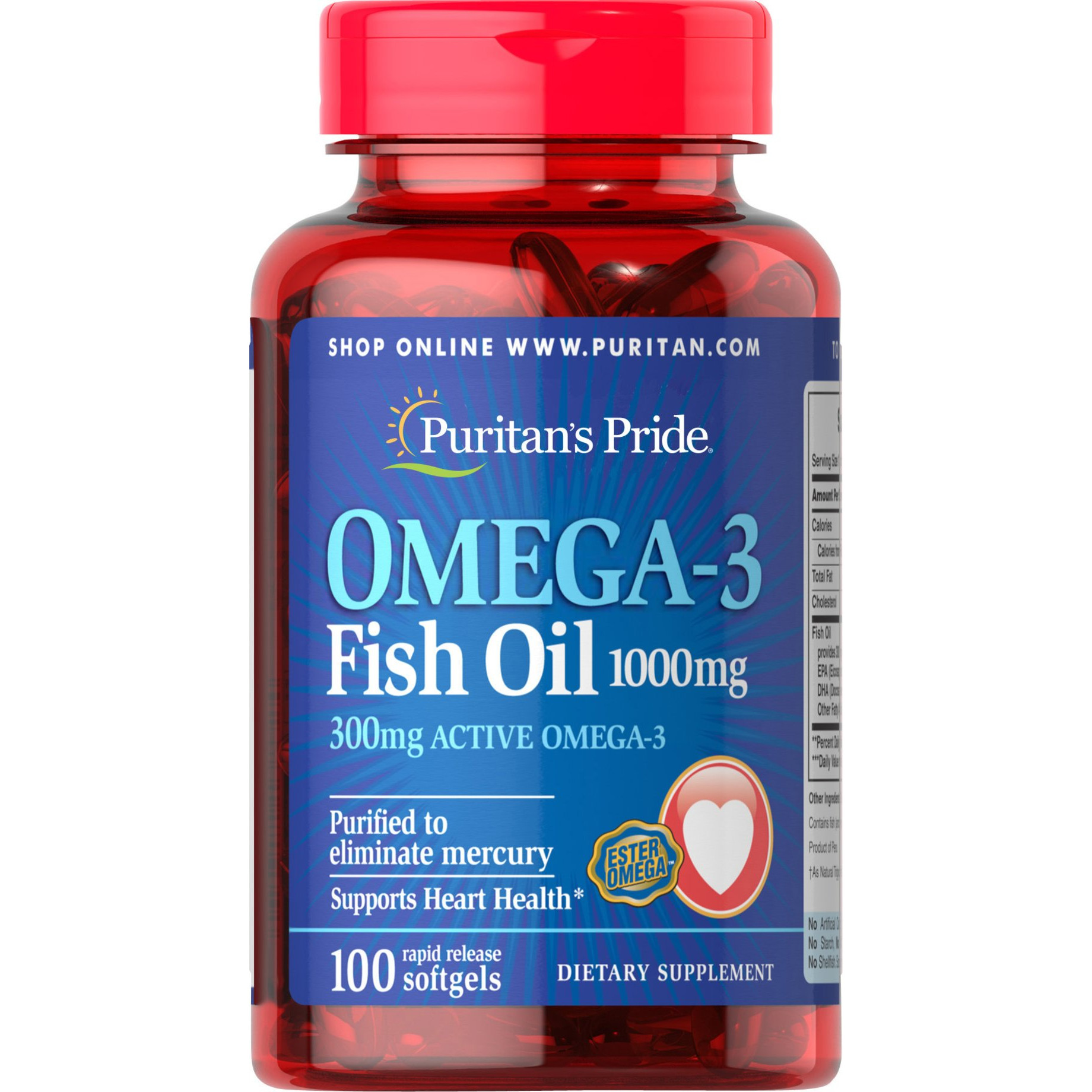Thực phẩm bảo vệ sức khỏe OMEGA-3 FISH OIL 1000MG