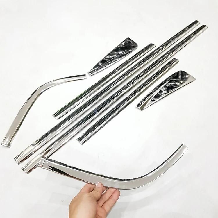 Bộ Ốp, Nẹp chân kính Mazda BT-50 đời 2014- 2022 Inox không rỉ , Sáng bóng