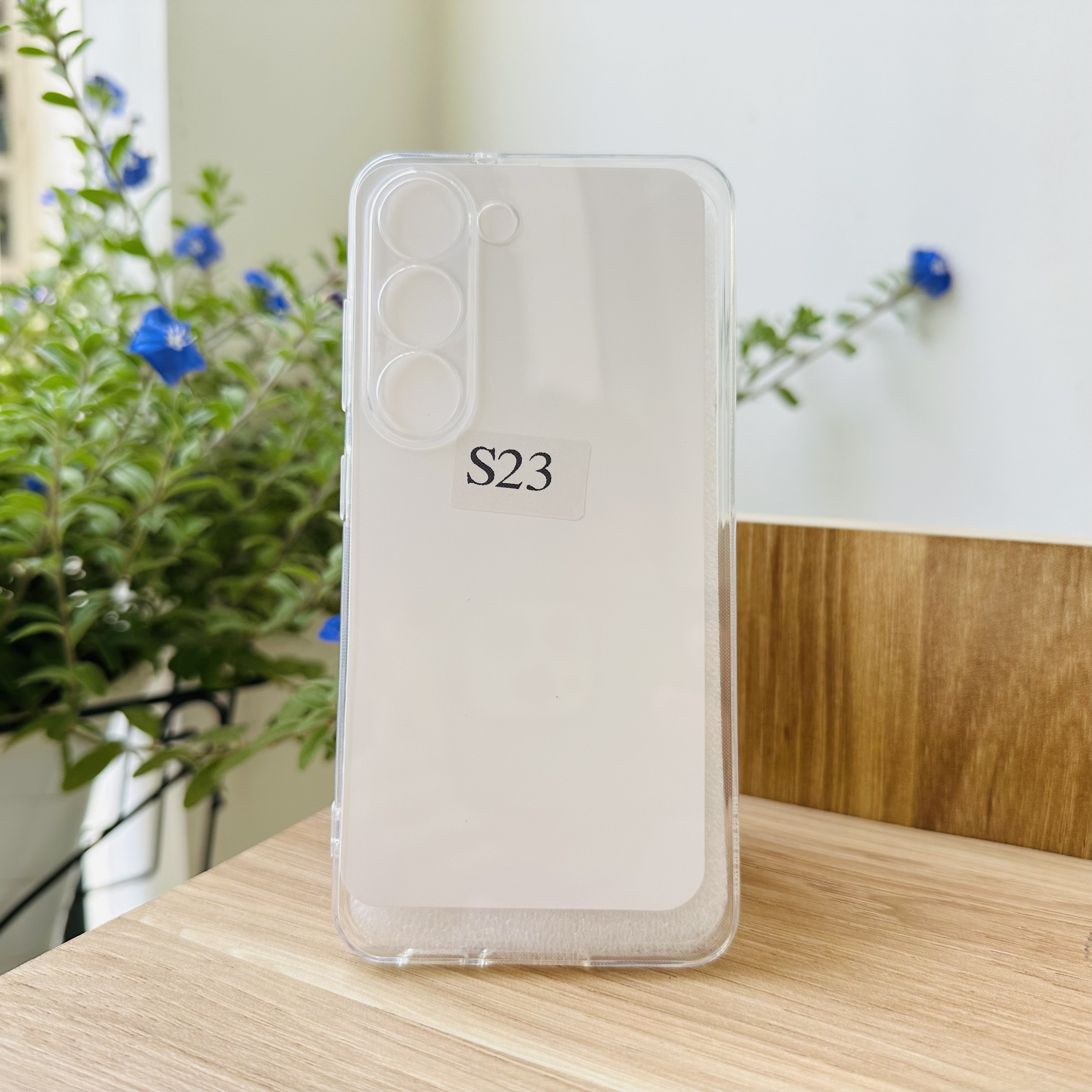 Ốp lưng Galaxy S23 trong suốt silicon