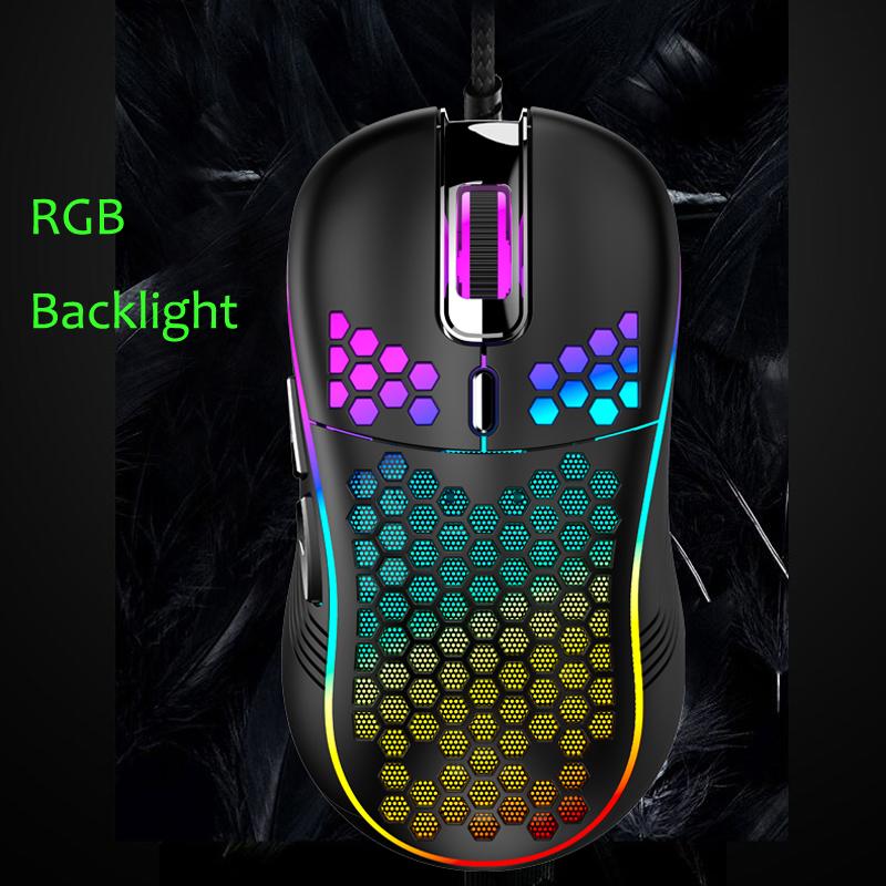 2021 Gaming Chuột Game Thủ Có Dây Cổng USB Chuột Đèn Nền RGB 6 Phím Chuột Cho Máy Tính Laptop Chơi Game Máy Tính Chuột Chơi Game