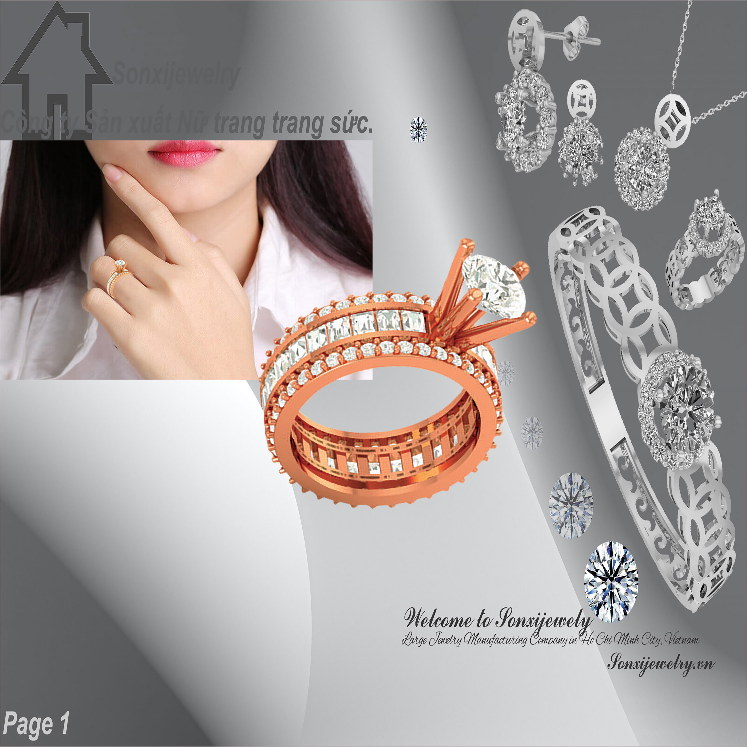 NHẪN NỮ TUỔI TEEN MẪU ĐẸP 1406