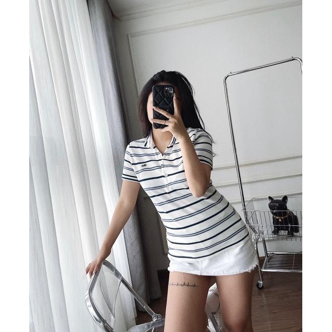 ️Elisa fashion️Áo polo kẻ LCT ngắn tay siêu hót cho nữ hàng đẹp