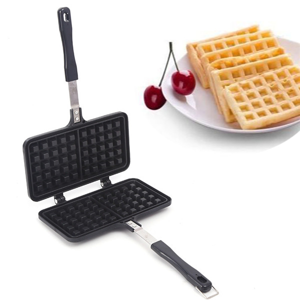 Khuôn Làm Bánh Nướng Chống Dính Waffle Chữ Nhật Hàng VNCLC