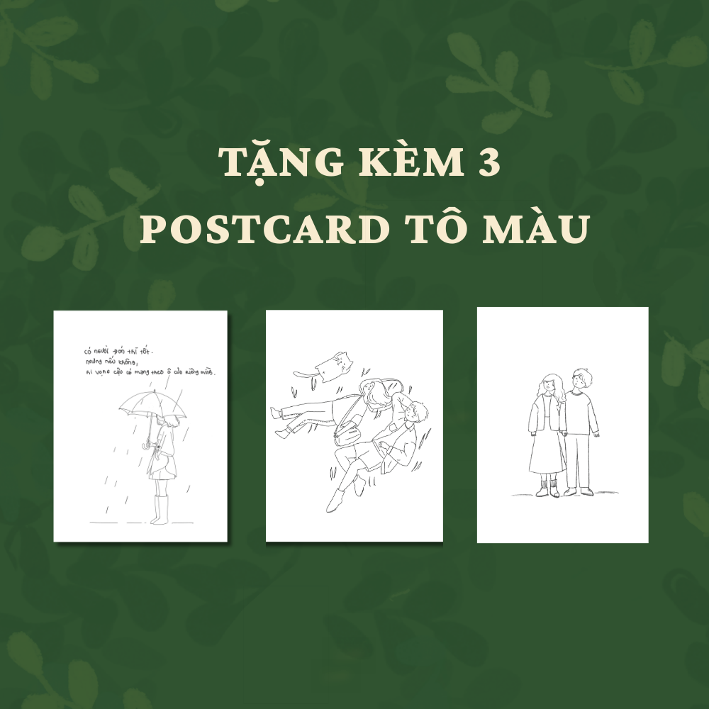 Sách Em Và Chúng Ta - 03 Postcard Tô Màu