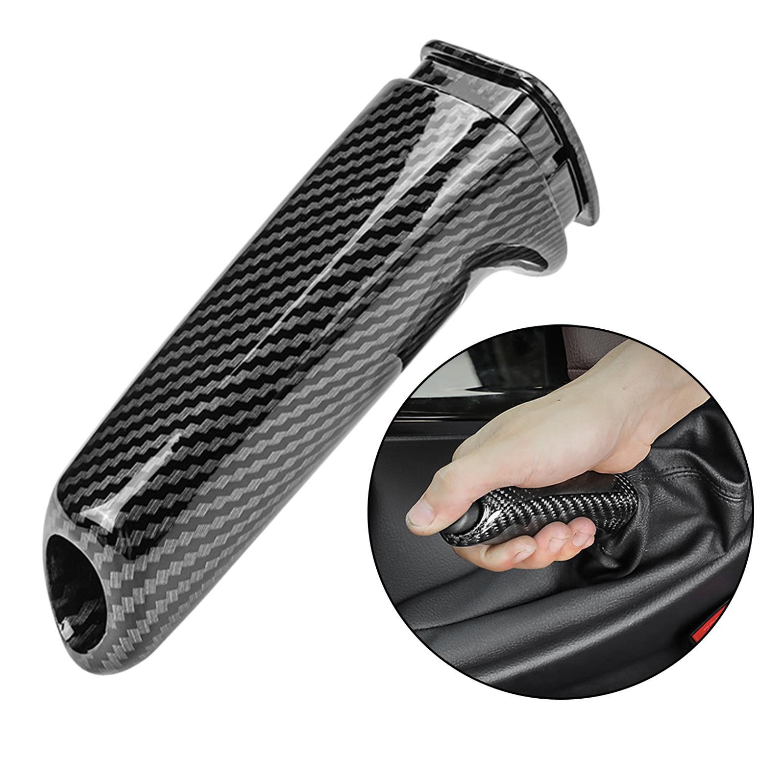 Handbrake Grip Cover, Car Handle Grip Cover Handle Protector Cover for BMW E46