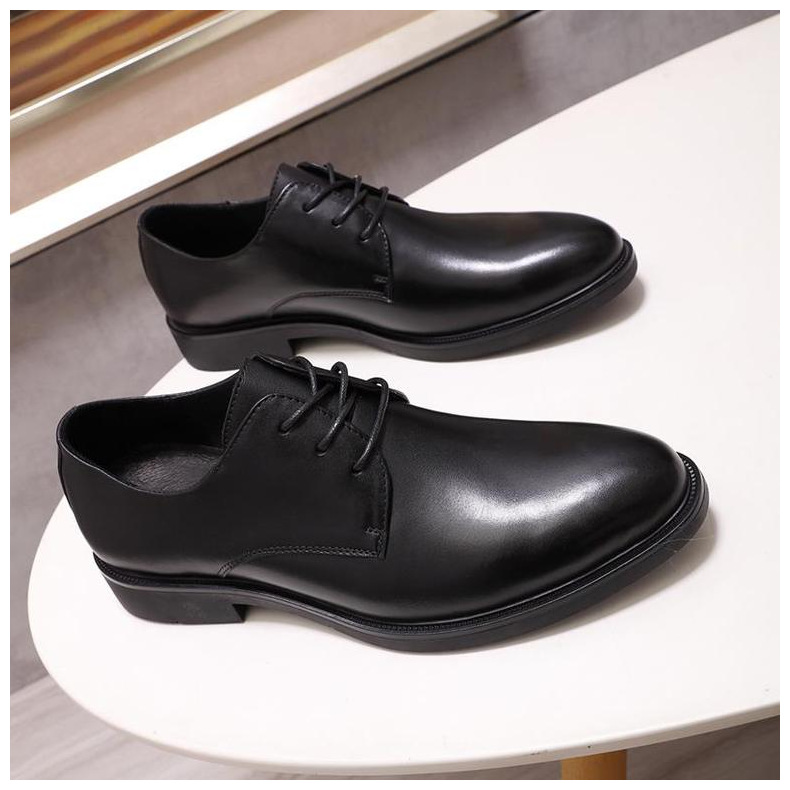 Giày da công sở, giày tây cỡ lớn 45-46 cho nam cao to chân ú bè. Big size leather shoes for wide feet - GT213