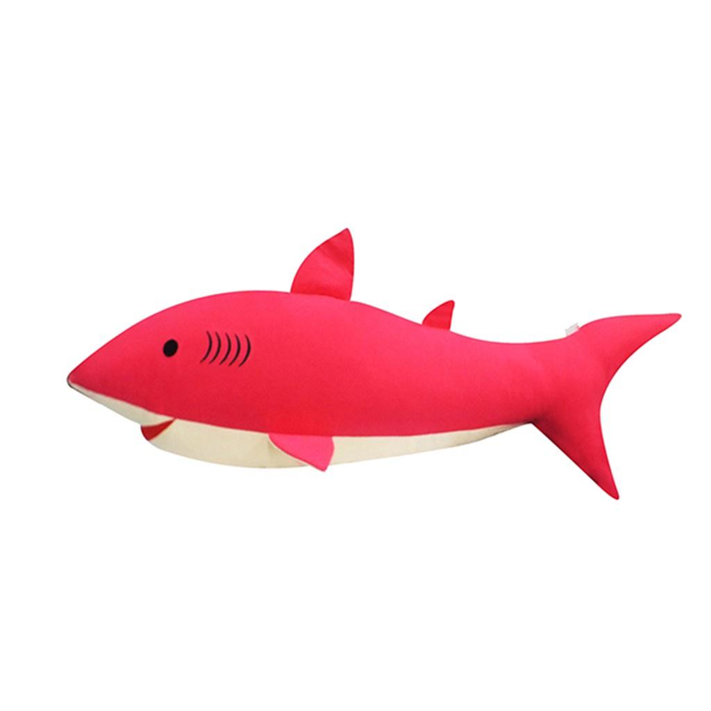 Gối ôm cá mập Hometex, thú nhồi bông cho bé KT 70 x 25 x 25 cm