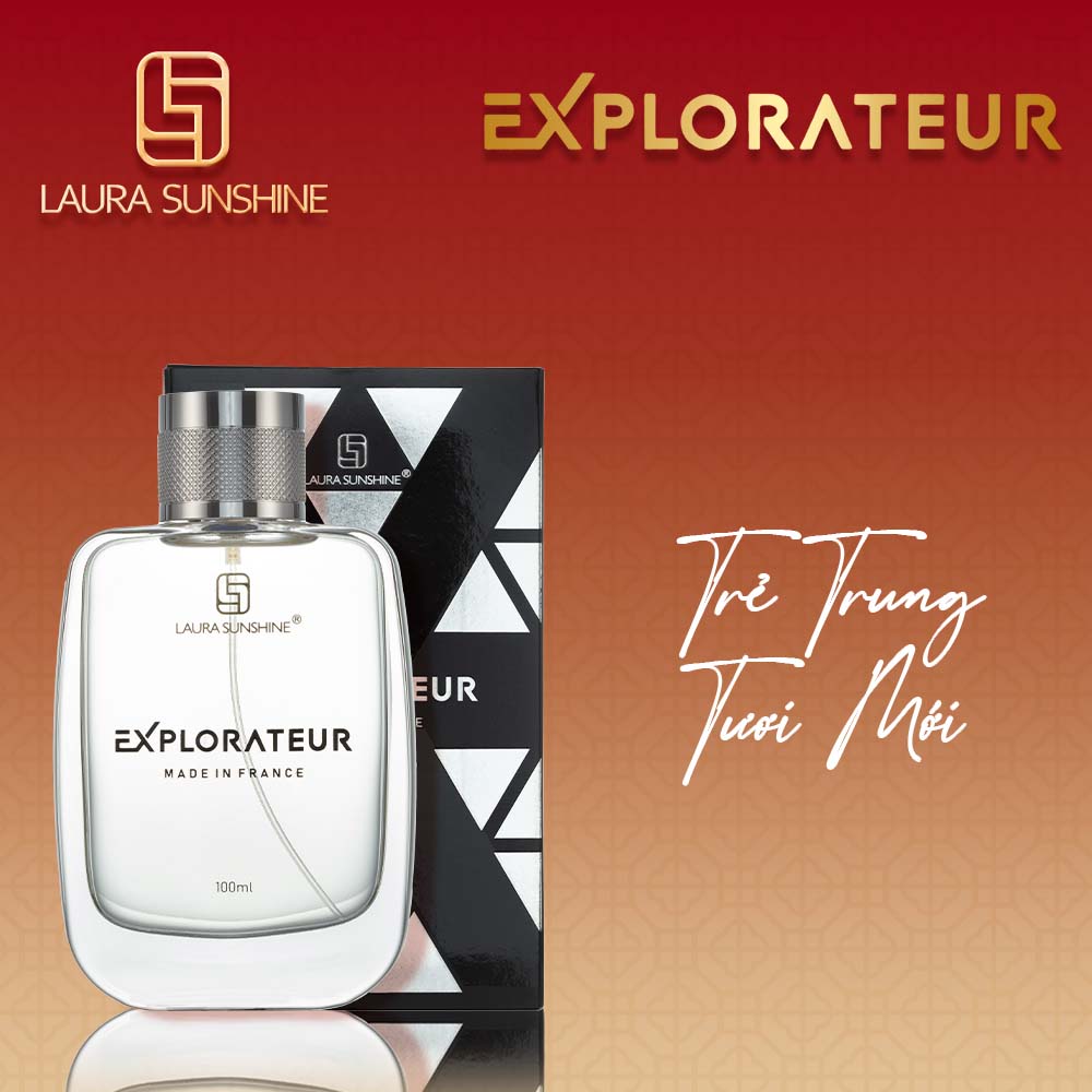 Nước hoa nam Laura Paris 04 Explorateur - Nước hoa nam Laura Sunshine Nhật Kim Anh mùi 04 (100ml)