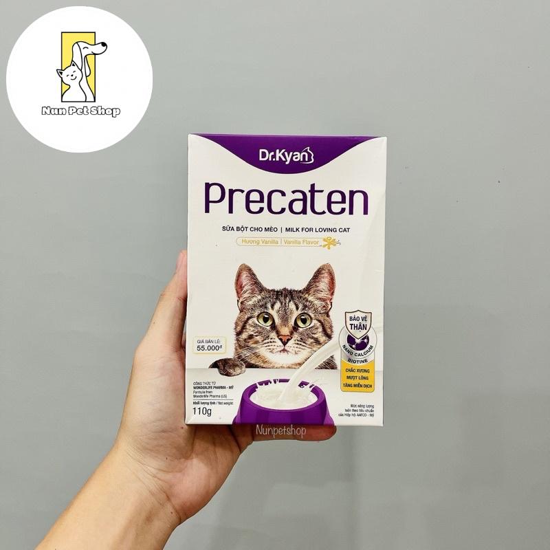 Gói dùng thử sữa bột cho mèo Dr.Kyan Precaten bổ sung canxi giúp xương chắc khoẻ
