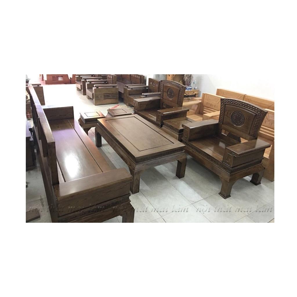 Bộ bàn ghế Hoàng Cung gỗ sồi