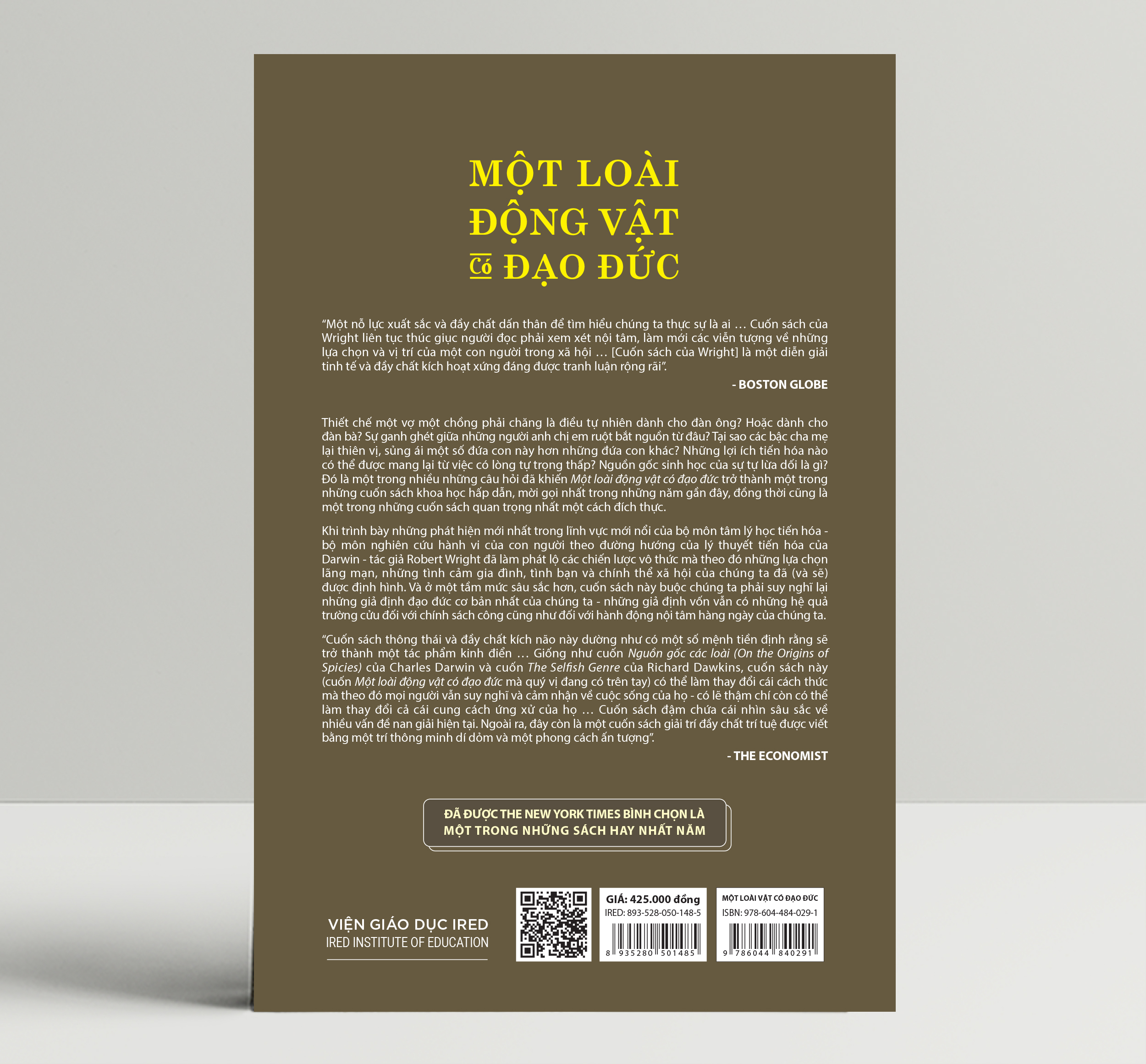 Một Loài Động Vật Có Đạo Đức (The Moral Animal) - Robert Wright - IRED Books