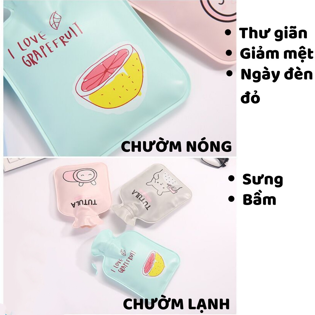 Túi chườm nóng lạnh mini cầm tay tiện dụng 150ml chườm bụng kinh nguyệt,dùng khi trẻ sốt cao hoặc nóng mặt