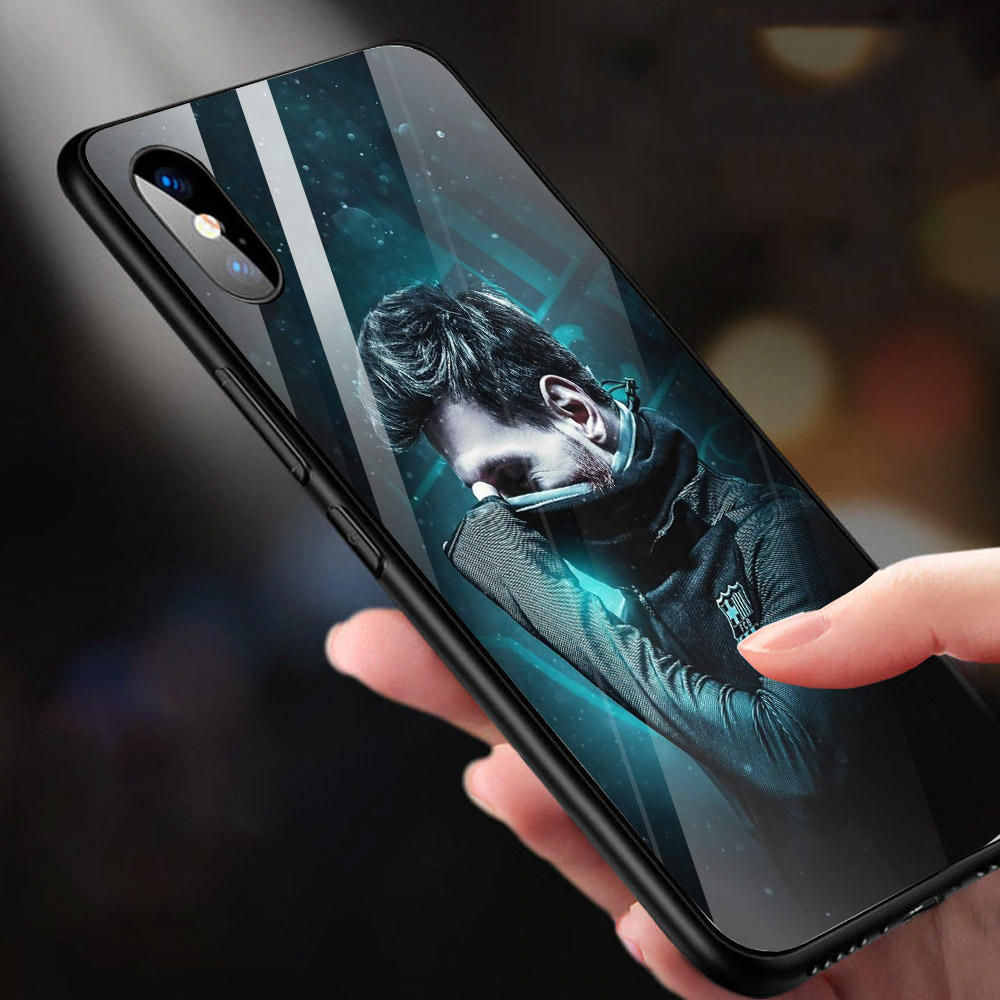 Ốp điện thoại kính cường lực cho máy iPhone X - Leo Messi MS ACZTU008