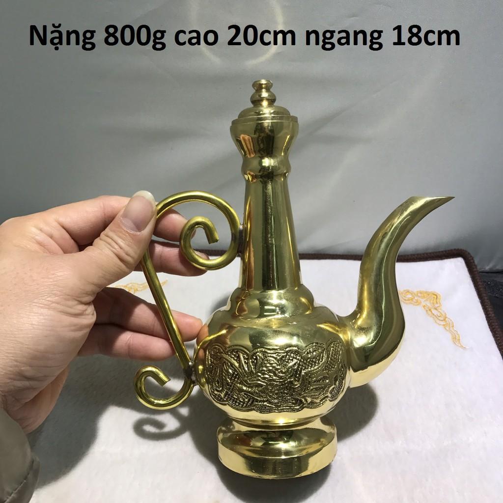 Ấm cao bằng đồng cao cấp MS390