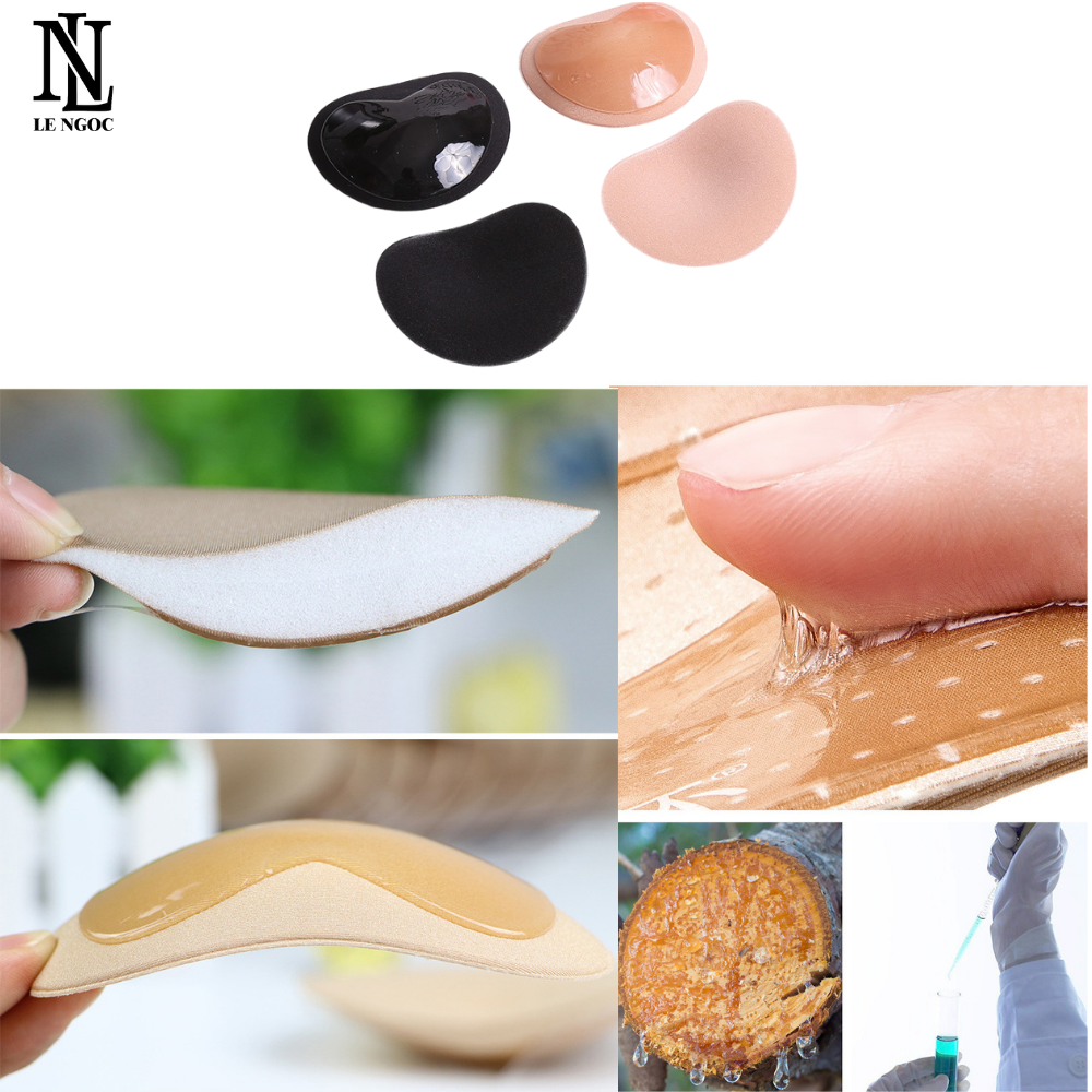 Miếng dán độn áo lót,áo bơi nâng ngực, cặp miếng dán nâng ngực, mút độn tim dày 2cm siêu nâng tăng vòng 1 -LN005