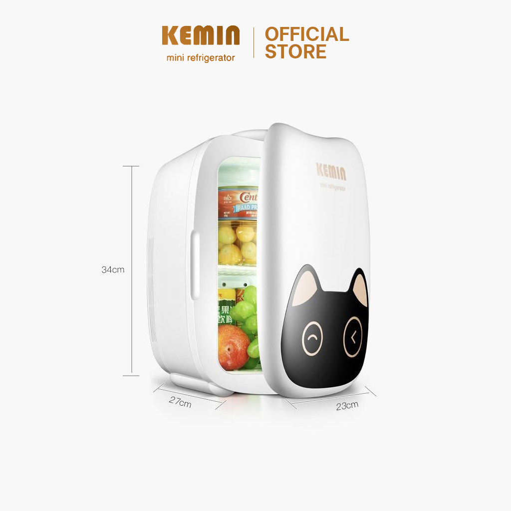 Tủ lạnh mini KEMIN 6L CAT HEAD Chính hãng