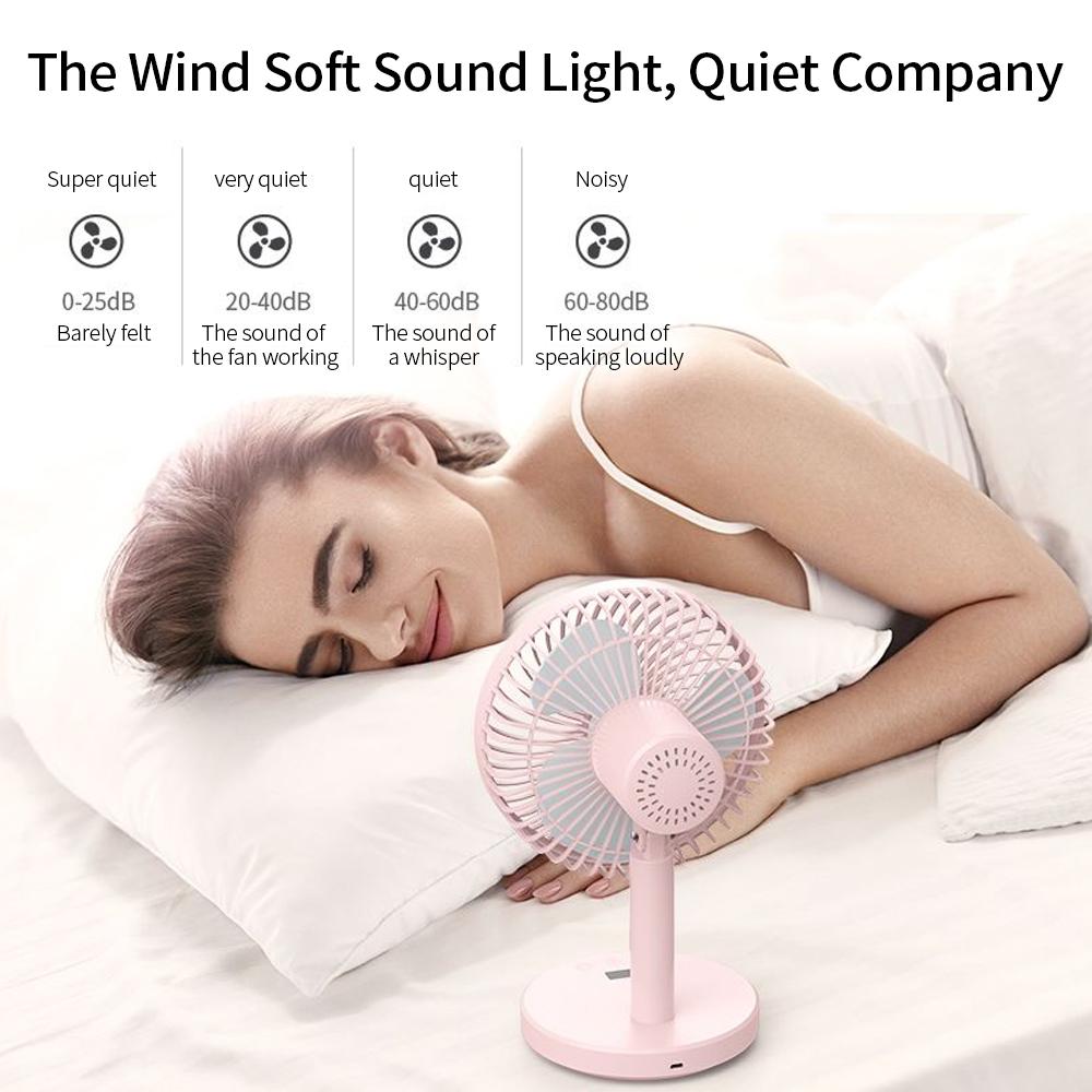 Quạt bàn nhỏ hiển thị đèn LED kỹ thuật số