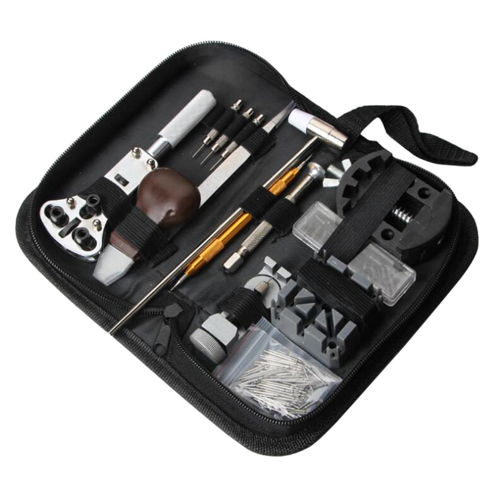 136pcs Watch Repair Kit Case, Spring Bar Tool Set, Watch Band Link Pin Tool