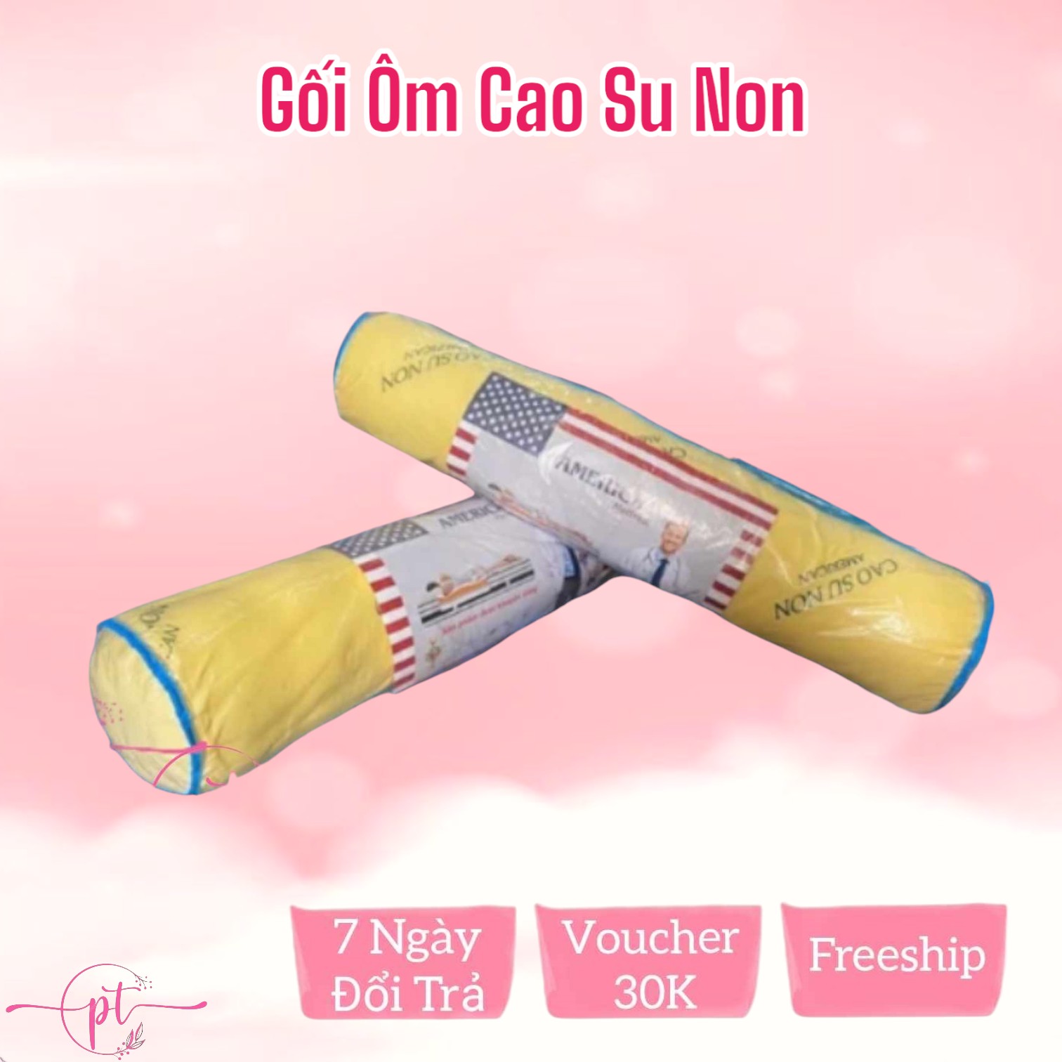 Gối Ôm Cao Su Non