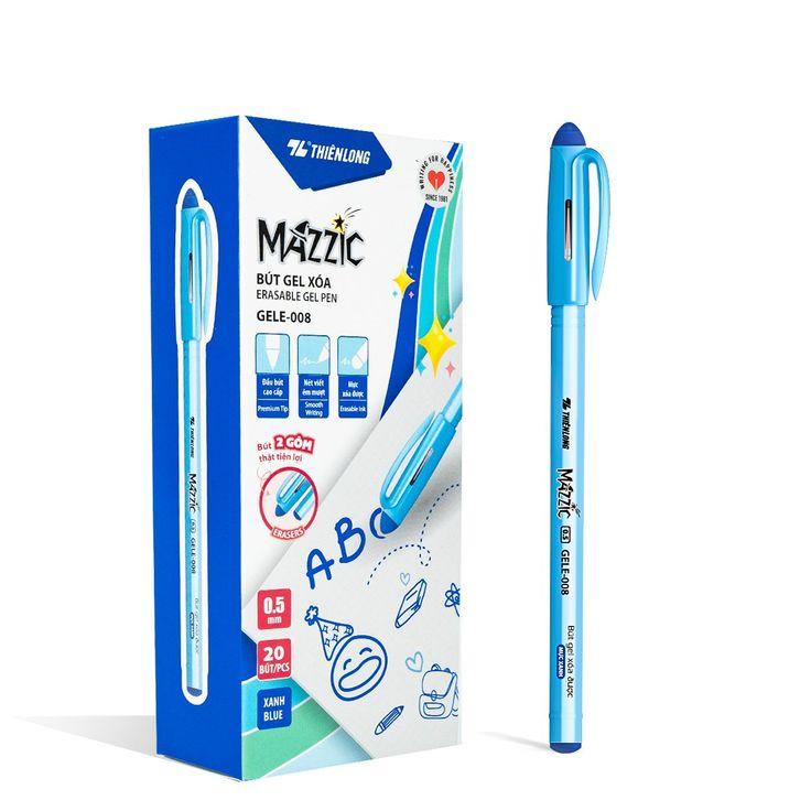 Bút Gel Xóa Được Thiên Long Mazzic GELE-008 - Màu Xanh
