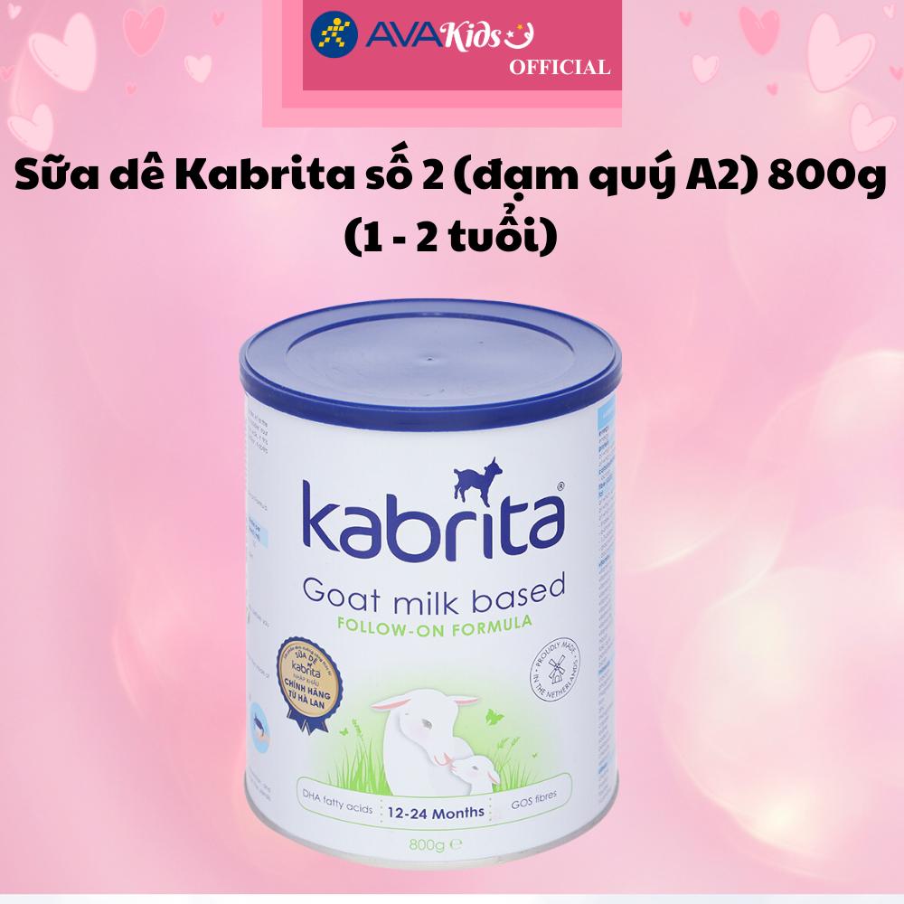 Sữa dê Kabrita số 2 (đạm quý A2) 800g (1 - 2 tuổi) - Hàng Chính Hãng
