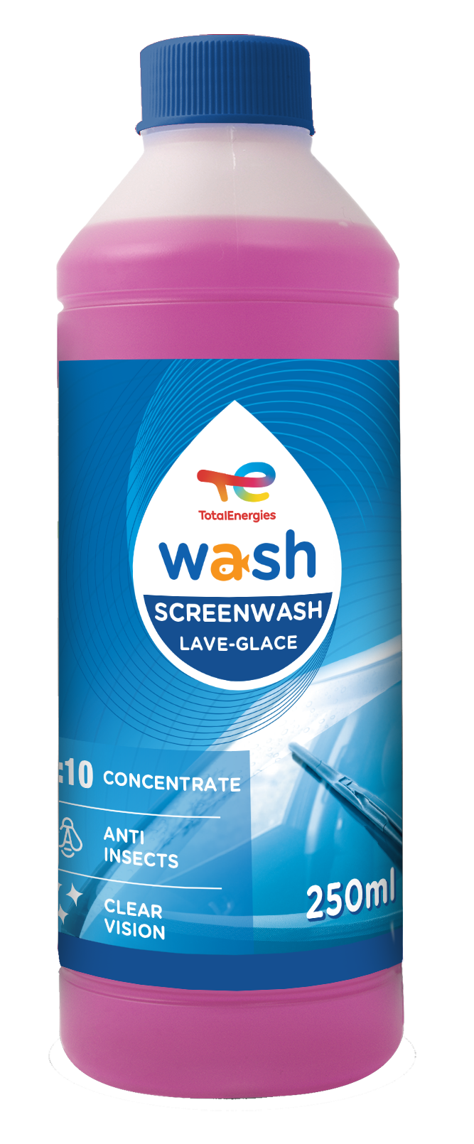 Nước rửa kính lái Total -  Summer Screenwash 250ml tỷ lệ pha 1:100